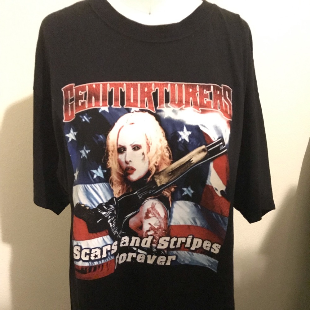 Genitorturers Scars and Stripes Forever T-shirt